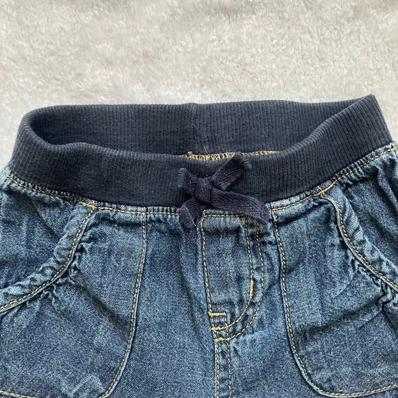 Est. 1989 12-18M Blue Denim Jeans 100% Cotton EUC Baby Neutral - Picture 2 of 12